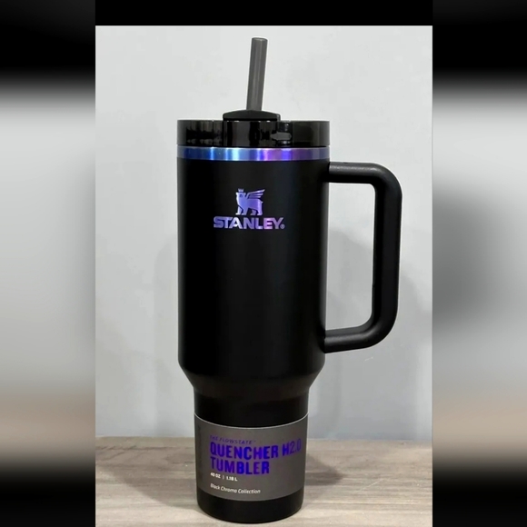 BNWT! STANLEY - THE BLACK CHROMA QUENCHER H2.0 FLOWSTATE™ TUMBLER | 40 OZ - Picture 12 of 16